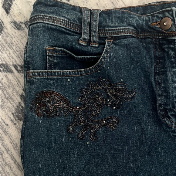 2000s Embroidered Jeans - Picture 4 of 5